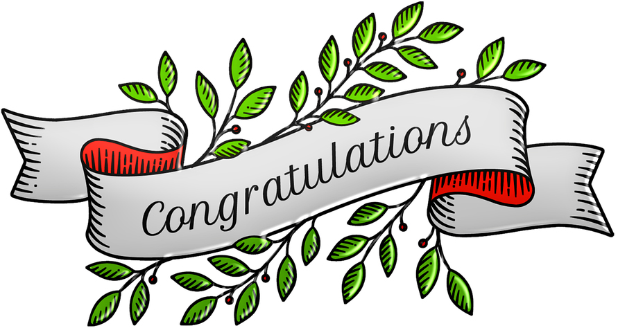 congratulations ribbon graphic